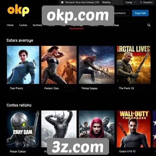 Expansão da biblioteca de jogos em okp.com