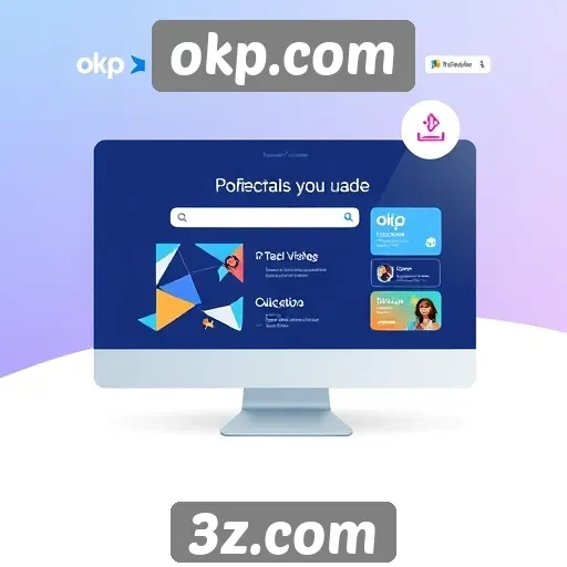 interface do usuário e experiência em okp.com